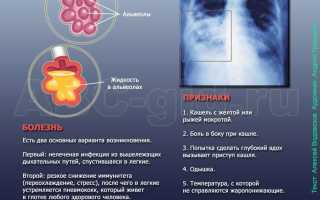 Картина в легких при пневмонии